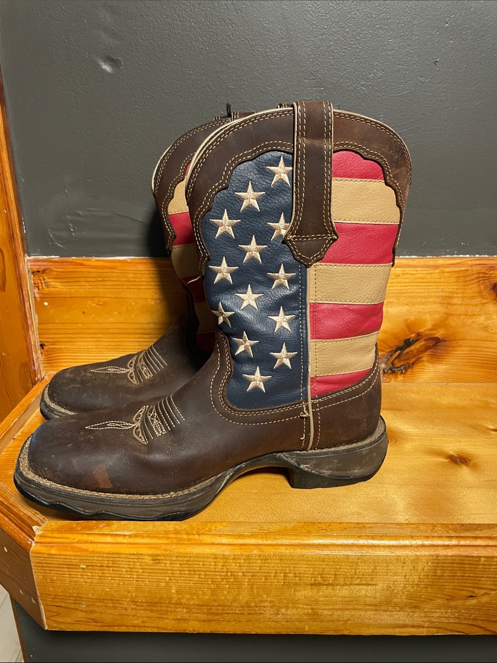 Durango Lady Rebel American Flag Cowboy Boot